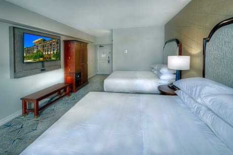 Queen Room with Two Queen Beds and Roll-in Shower - Mobility and Hearing Accessible