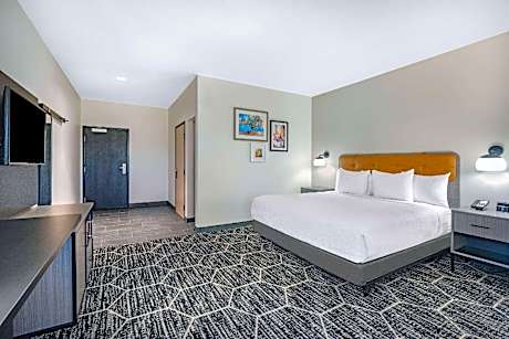 1 King Bed, Mobility or Hearing Accessible Room, Bathtub with Grab Bars, Non-Smoking