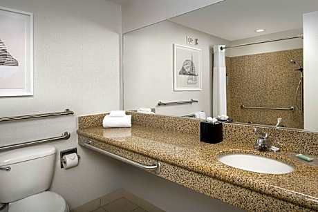 Room, 1 King Bed with Sofa bed (Mobility/Hearing Accessible, Tub) (1 King Bed and 1 Double Sofa Bed)