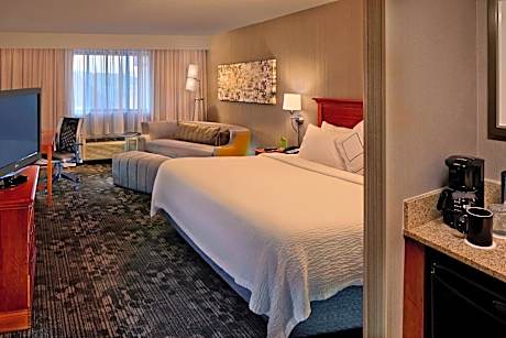 King Room with Sofa Bed and Roll-in Shower - Mobility Accessible