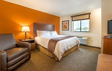 Queen Room - Hearing & Mobility Accessible - Roll In Shower