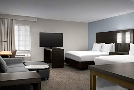 Queen Studio with Two Queen Beds and Sofa Bed