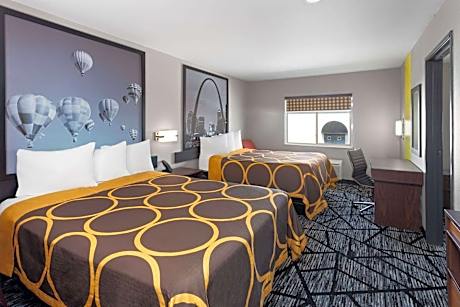 2 Queen Beds Studio Suite Smoking