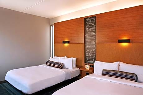 Queen Room with Two Queen Beds and Roll-in Shower - Mobility and Hearing Accessible