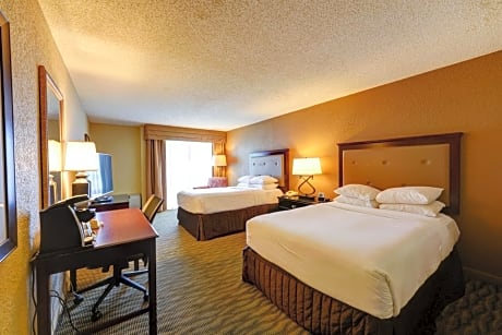 Standard Double Room with Two Double Beds and Pool View