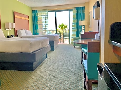 Queen Room with Two Queen Beds and Ocean View - Non-Smoking