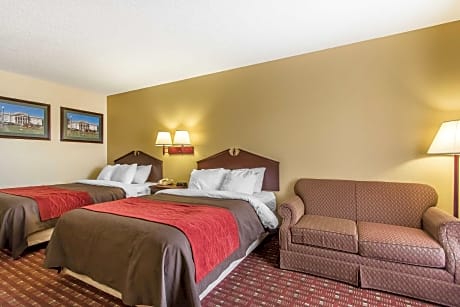 2 Double Beds, Smoking