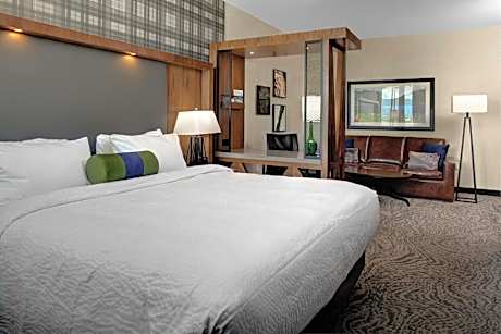 King Suite with Sofa Bed and Roll-in Shower - Mobility and Hearing Accessible