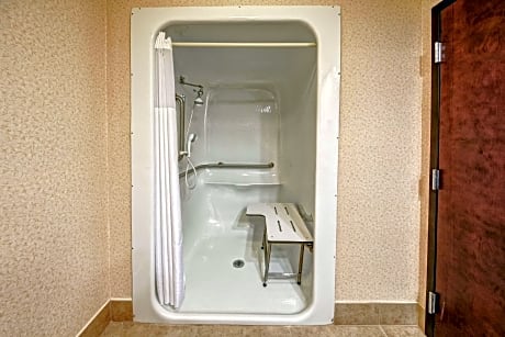 1 King Mobility Hearing Accessible Roll In Shower Non-Smoking