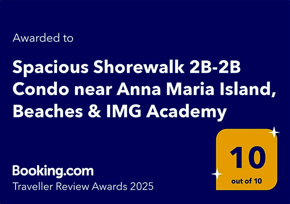 Spacious Shorewalk 2B-2B Condo near Anna Maria Island, Beaches & IMG Academy