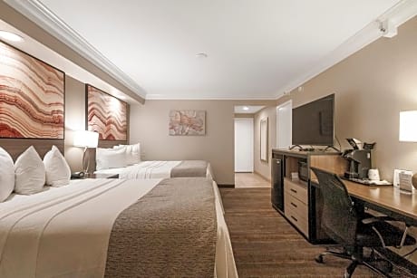 Queen Suite with Roll-In Shower and Sofa Bed - Mobility Accessible/Non-Smoking