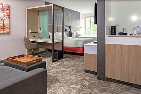 Suite with 2 Queen Trundle Beds