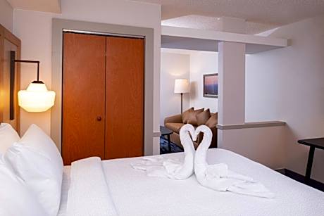 King Suite with Sofa Bed and Adapted Tub - Mobility Accessible