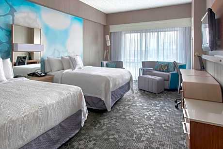 Deluxe Double Room with Two Queen Beds + Sofa Bed