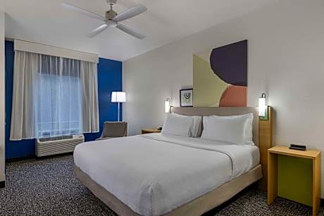 1 King Bed