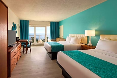 Oceanfront Room with Two Double Beds
