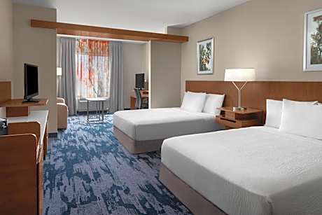 Executive Suite with Two Queen Beds with Sofa Bed and Transfer Shower - Mobility and Hearing Accessible