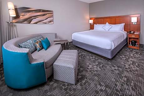 King Room with Sofa Bed and Roll-in Shower - Mobility Accessible