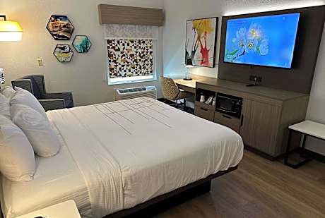 King Room with Roll-In Shower Bars - Mobility Accessible/Non-Smoking