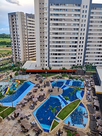 Solar das Águas Park Resort - Apartamento em Olímpia para 5 pessoas