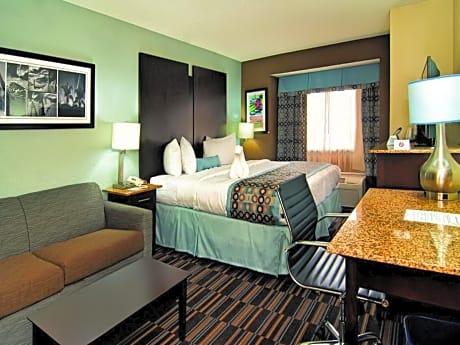 1 King Bed Mobility Accessible Room Roll-In Shower Non-Smoking