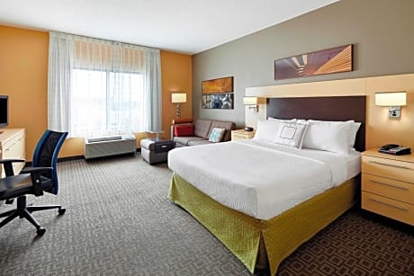 Executive Queen Suite with Sofa Bed and Adapted Tub - Mobility and Hearing Accessible