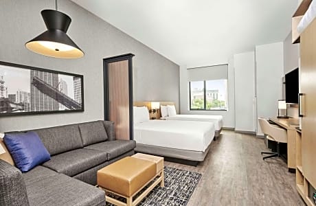 Queen Room with Two Queen Beds - High Floor