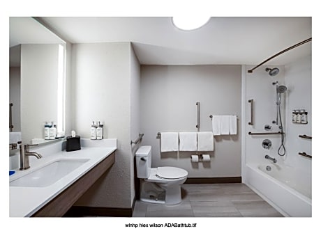 Queen Room Mobility with Accessible Tub - Non-Smoking