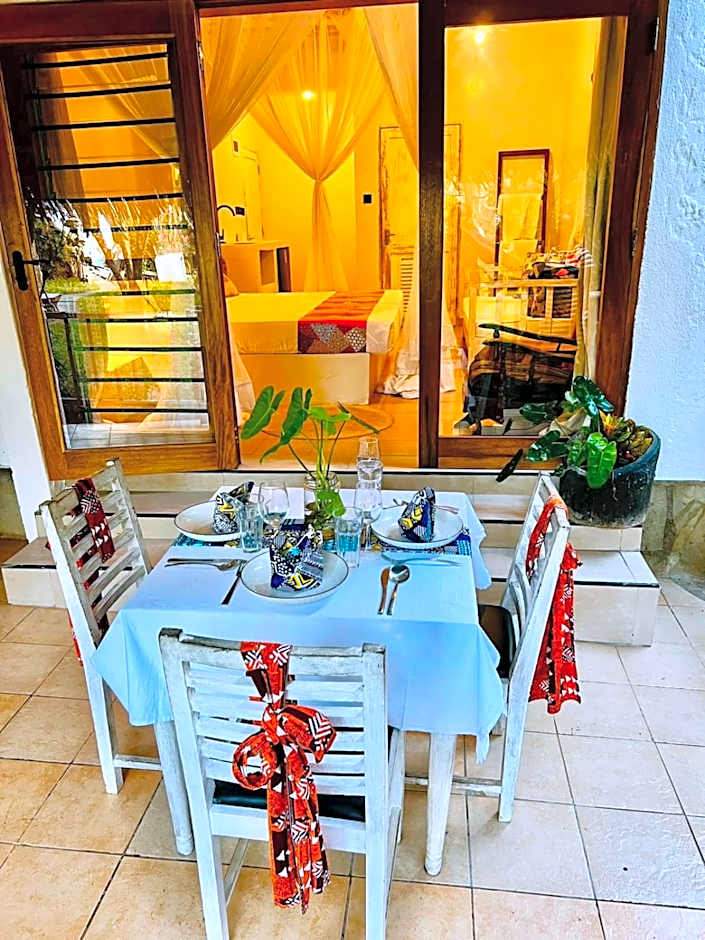 Upani in Diani complimentary cook for villas only, room service for deluxe suites