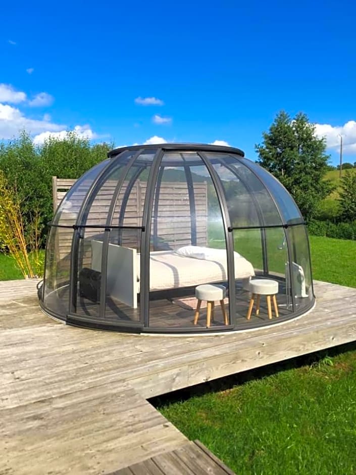 Les nuits insolites de la mothe - hébergement en bulle ou tiny house avec spa privatif