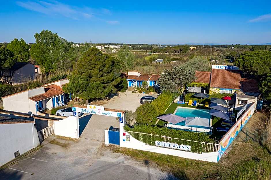 Hotel Des 4 Vents "Esprit Camargue" Parking Privé securisé