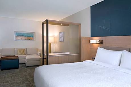 Studio with King Bed, Partial Ocean View, Balcony and Sofa Bed