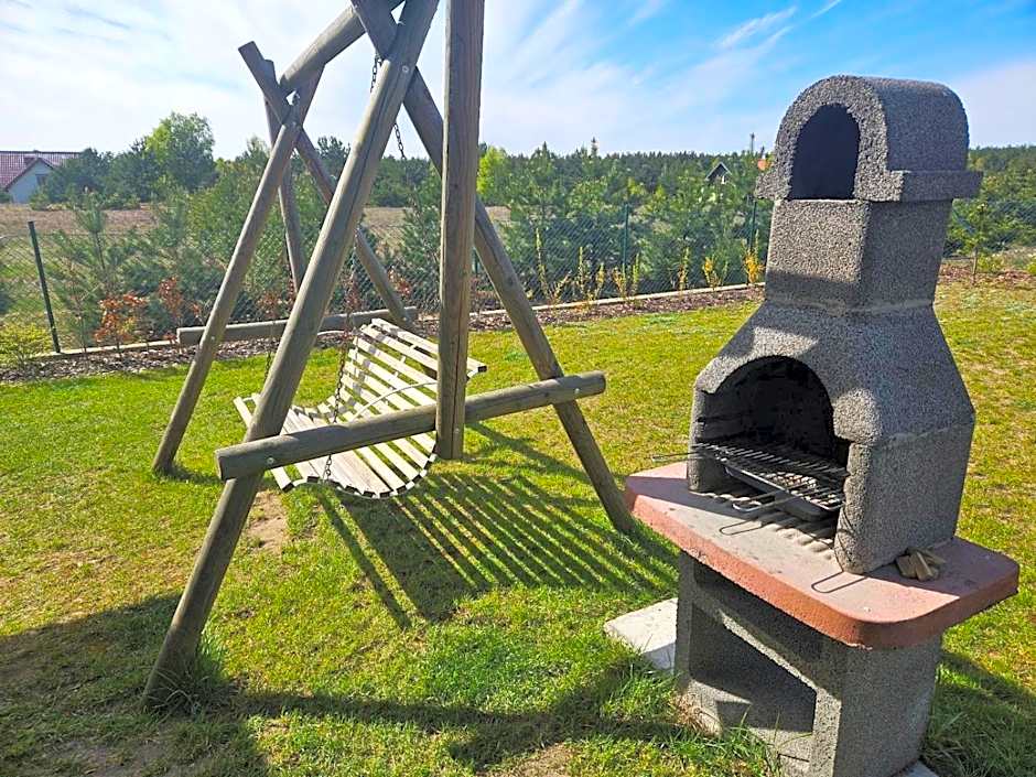 MILOCHÓWKA - dom drewniany bliźniak