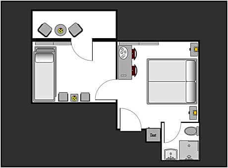 Family Room with Balcony
