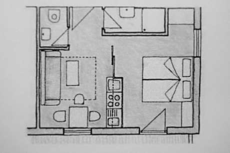 One-Bedroom Apartment (2 Adults)