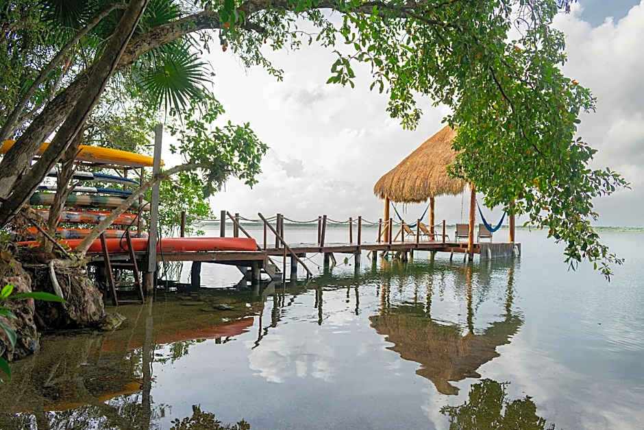 Bacalar Casa Relaxo frente a la Laguna con Muelle Privado
