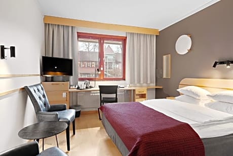 1 Queen Bed Non-Smoking Standard Room Flat Screen Television Wi-Fi Full Breakfast