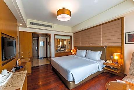 Business Double Room - 15% Discount on Food & Soft Beverage,  Hotel Credit of INR 1000 on Food and Soft Beverages in Restaurants only, , -Buy 1 get 1 free on IMFL drinks from 18:00 to 20:00 Hrs in Ethyl Bar.
