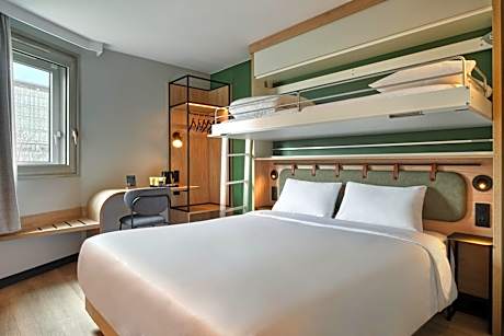 Standard Room with One Queen Bed and One Bunk Bed