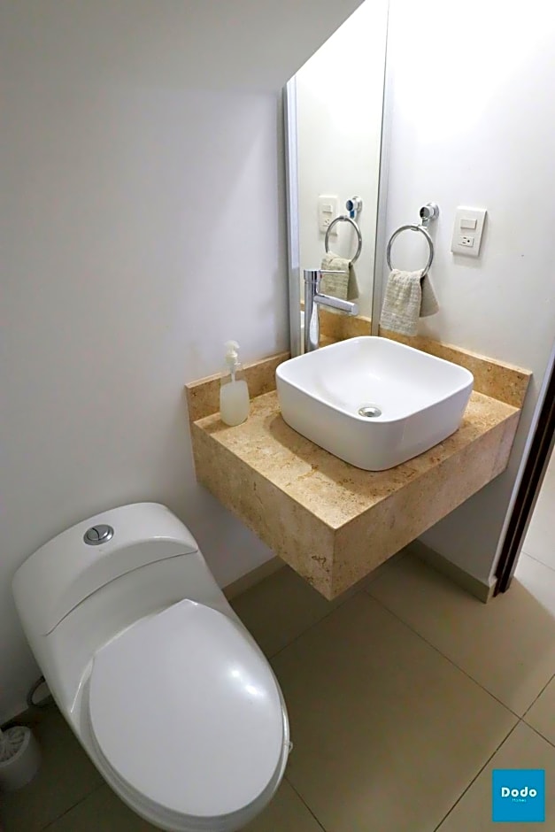 Residencial privado con alberca a 3 min. de la playa
