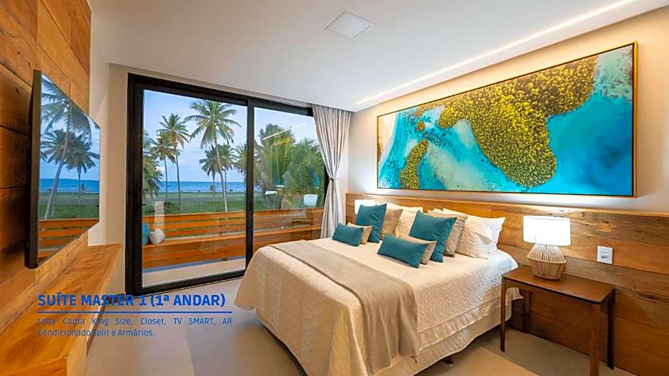 Oceanfront Mansion with 8 Suites in Praia do Forte