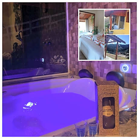 Chalé monte verde com hidromassagem