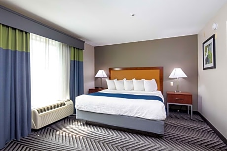 SUITE-1 KING BED,NSMK,HI SPEED NET,DESK,MICROWAVE,REFRIG,FULL BREAKFAST