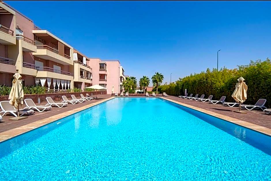 Modern 2BR Apartment with Pool & Secure Parking in Marrakech