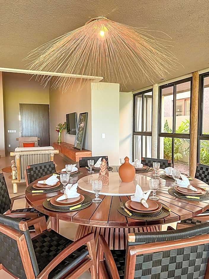 Casa Waua | PÉ NA AREIA, rooftop, borda infinita