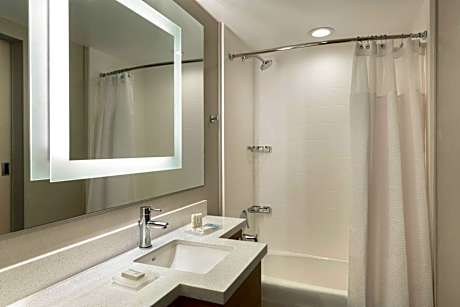 Double Room with Two Double Beds and Pool View - Hearing Accessible