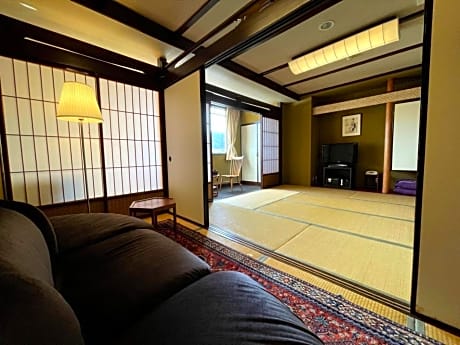 Japanese-Style Room with 10 + 8 Tatami-Matress with Bathroom