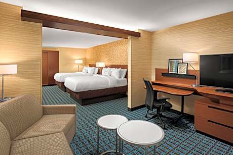 Queen Suite with Two Queen Beds and Sofa Bed