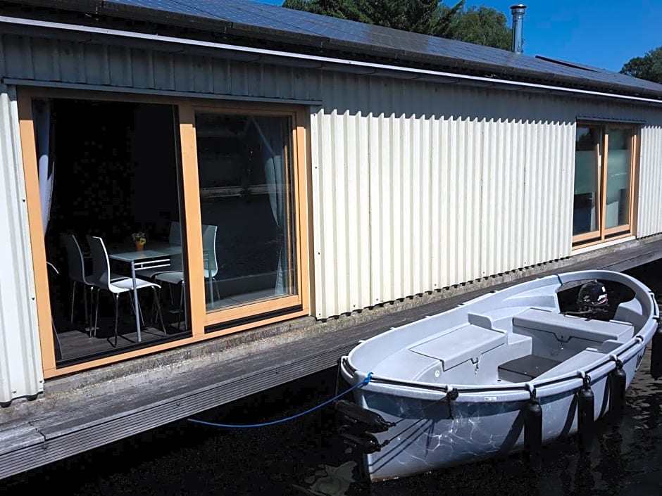 Boathouse Amsterdam with bikes