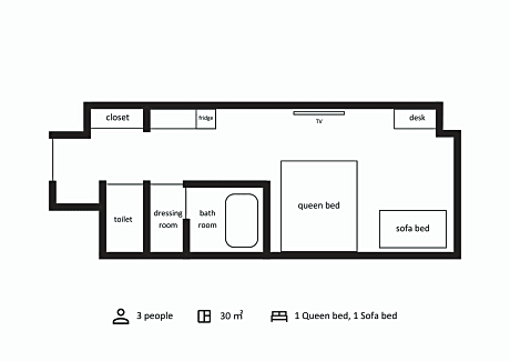 Moderate Twin Room - Non-Smoking